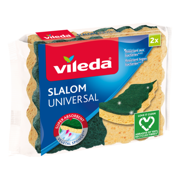 LOT DE 2 ÉPONGES SLALOM UNIVERSELLE VILEDA