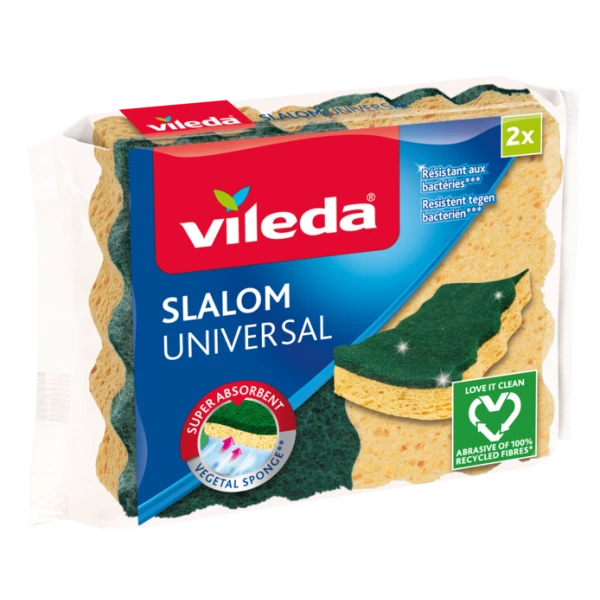 LOT DE 2 ÉPONGES SLALOM UNIVERSELLE VILEDA