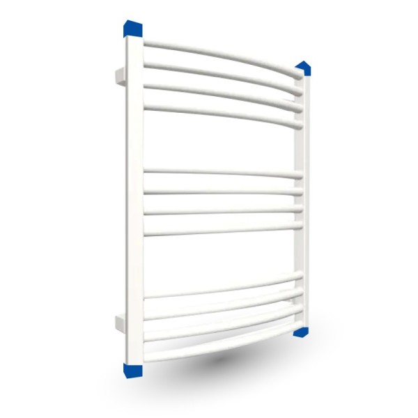 SÈCHE SERVIETTE RONDO EN ACIER 900/500 BLANC THERMAN