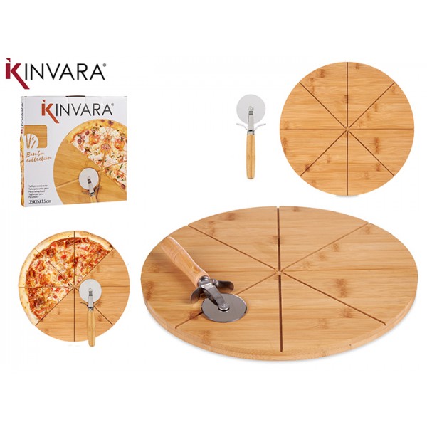 Planche à pizza ronde en bois, durable, pour coupe à peler, TANF2, outils  de cuisine pratiques, accessoires
