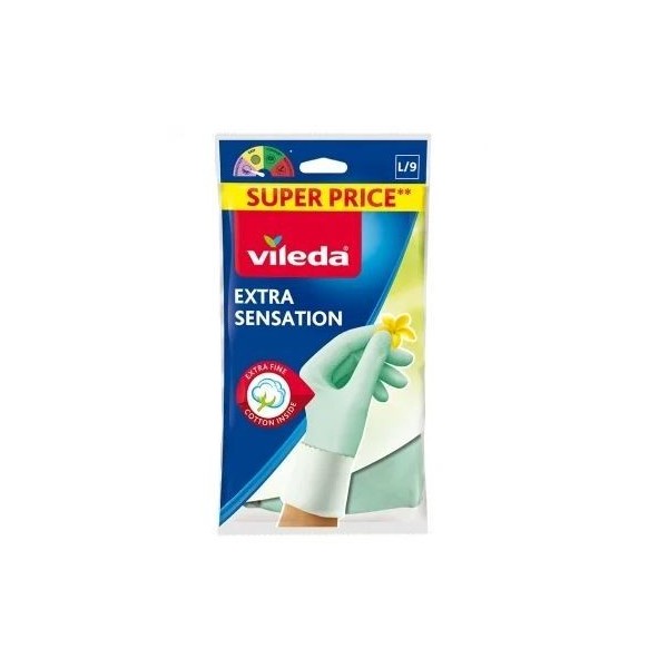 GANTS EXTRA SENSATION TAILLE L VILEDA