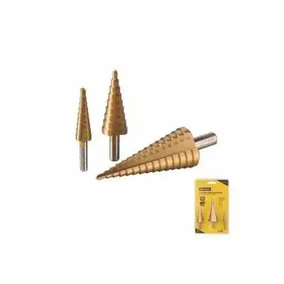 LOT DE 3 FORETS CONIQUE ÉTAGÉ HSS 4-32MM  - 2