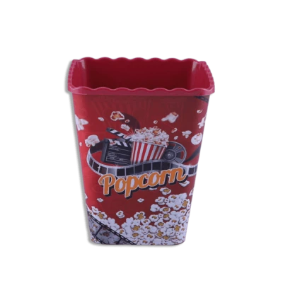 BOL À POP-CORN CARRÉ EN PLASTIQUE BEEHOME beehome - 2