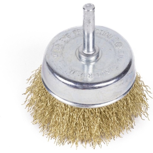 BROSSE MÉTALLIQUE POUR PONCER MÉTAL 75MM