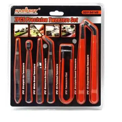 LOT DE 7 PINCETTES DE PÉCISION HORUSDY HORUSDY - 1