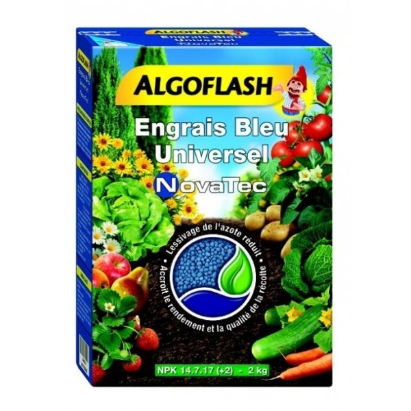 ENGRAIS BLEU UNIVERSEL 2KG NOVATEC ALGOFLASH