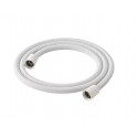 FLEXIBLE DE DOUCHE BLANC TRESSE 1.5M AQUAPLAST AQUAPLAST - 1