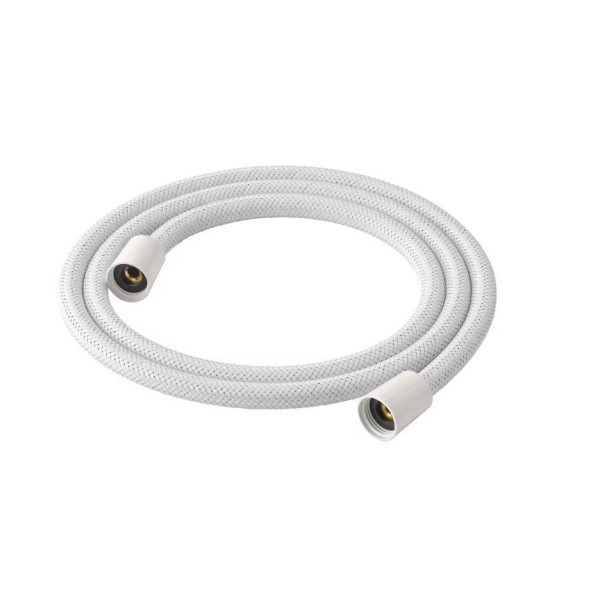 FLEXIBLE DE DOUCHE BLANC TRESSE 1.5M AQUAPLAST