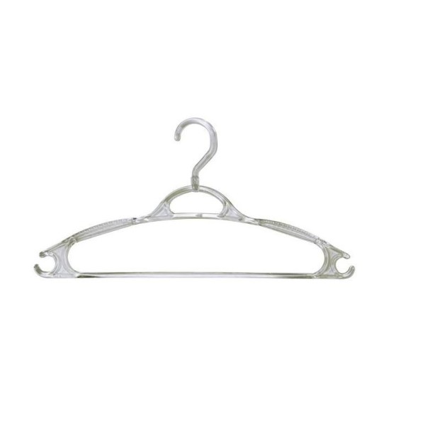 SET DE 3 CINTRES TRANSPARENTS CRISTAL ROYAL LION