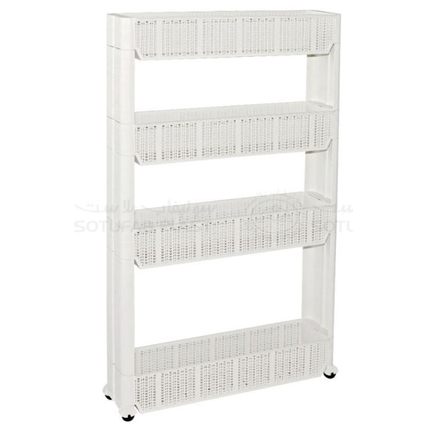 ÉTAGÈRE DE RANGEMENT AVEC ROUES À 4 TIROIRS SOTUFAB PLAST