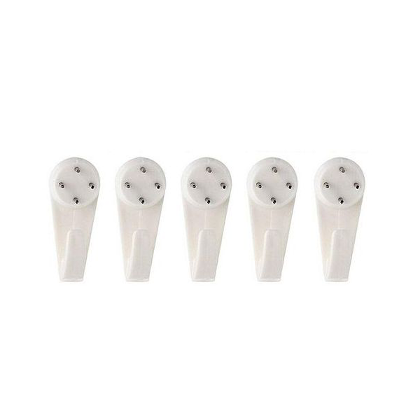 LOT DE 5 CROCHETS SPÉCIAL BÉTON 3CM BRICOLA