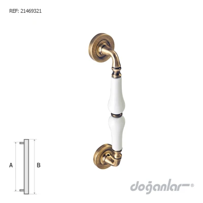 POIGNÉE DE PORTE BAHAR 30CM BRONZE DOGANLAR DOGANLAR - 2