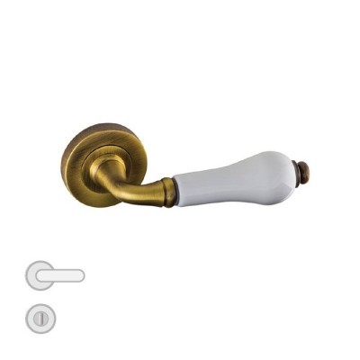 POIGNEE DE PORTE ROSACE BAHAR CONDAMNATION BRONZE DOGANLAR DOGANLAR - 2