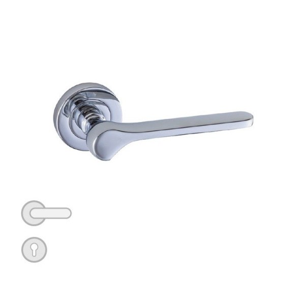 POIGNÉE DE PORTE ANKA GRAND TROU CHROMÉ DOGANLAR