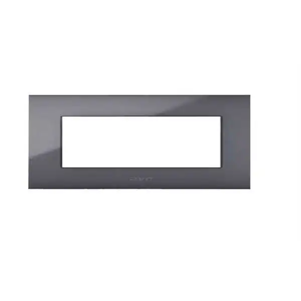 PLAQUE YOUNG 44 RECTANGULAIRE GRIS CENDRE 7 MODULES SOMEF