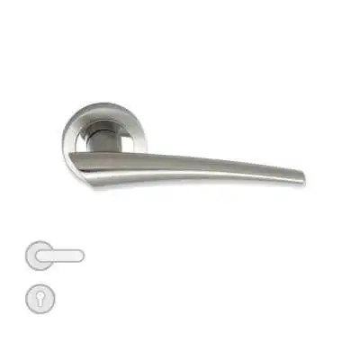 POIGNÉE DE PORTE GIRIT GRAND TROU SATIN-NICKEL DOGANLAR DOGANLAR - 1