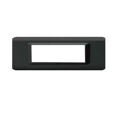 PLAQUE TECHNOPOLYMERE 44 RECTANGULAIRE GRIS FONCE 7 MODULES SOMEF SOMEF - 1