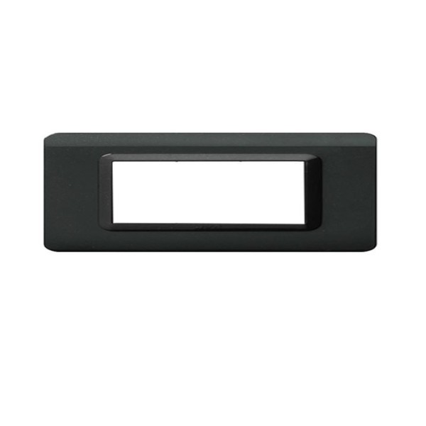 PLAQUE TECHNOPOLYMERE 44 RECTANGULAIRE GRIS FONCE 7 MODULES SOMEF