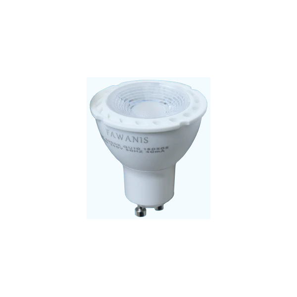 LAMPE SPOT LED GU10 7W LUMIÉRE JAUNE FAWANIS