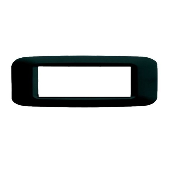 PLAQUE RECTANGULAIRE NOIR 6 MODULES SYS45 SOMEF