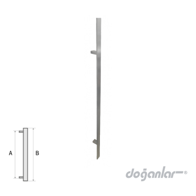 POIGNEE PASLANMAZ 500MM SATINE DOGANLAR DOGANLAR - 2