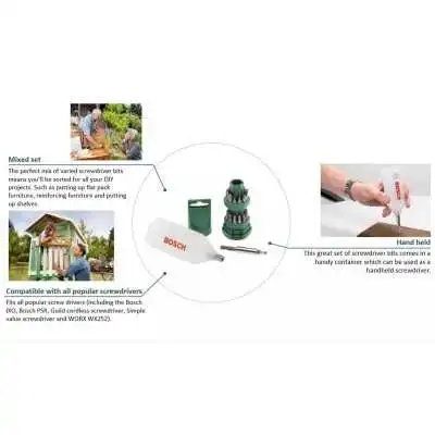 COFFRET D'EMBOUT 25 PIECES BOSCH BOSCH - 5