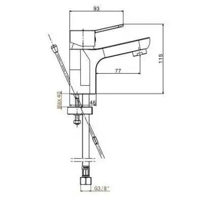 MITIGEUR DE LAVABO ZEMBRA SOPAL SOPAL - 2