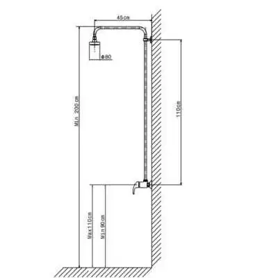 COLONNE DE DOUCHE INTÉGRÉE SOPAL SOPAL - 3
