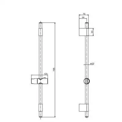 BARRE DE DOUCHE DOUZ COMPLÈTE SOPAL SOPAL - 2