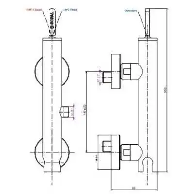 MITIGEUR DE DOUCHE NABEUL SOPAL SOPAL - 2 MITIGEUR DE DOUCHE NABEUL SOPAL SOPAL - 2