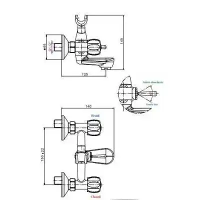 MÉLANGEUR DE BAIN-DOUCHE SALAKTA SOPAL SOPAL - 2