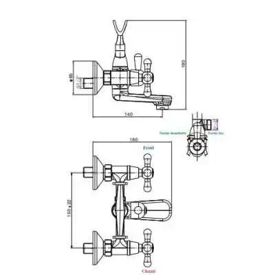 MÉLANGEUR DE BAIN-DOUCHE TABARKA SOPAL SOPAL - 2 MÉLANGEUR DE BAIN-DOUCHE TABARKA SOPAL SOPAL - 2