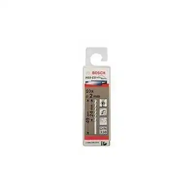 FORET METAL 2MM HSS-CO 10PIECES BOSCH