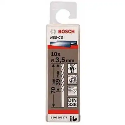 FORET METAL 3.5MM HSS-CO 10PIECES BOSCH