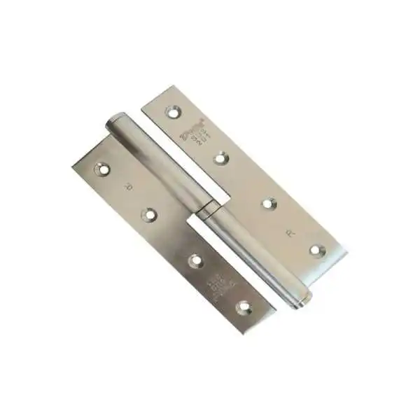 LOT DE 2 PAUMELLES DROITES 140*55*2.5MM SATINÉ DELIA