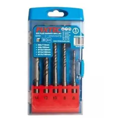 JEU DE 5 FORET BÉTON Ø6-14 MM SDS+ FIXTEC FIXTEC - 1