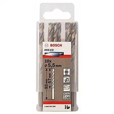 FORET METAL 5.5MM HSS-CO 10PIECES BOSCH