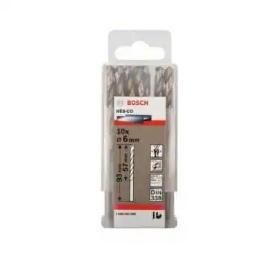 FORET METAL 6MM HSS-CO 10PIECES BOSCH