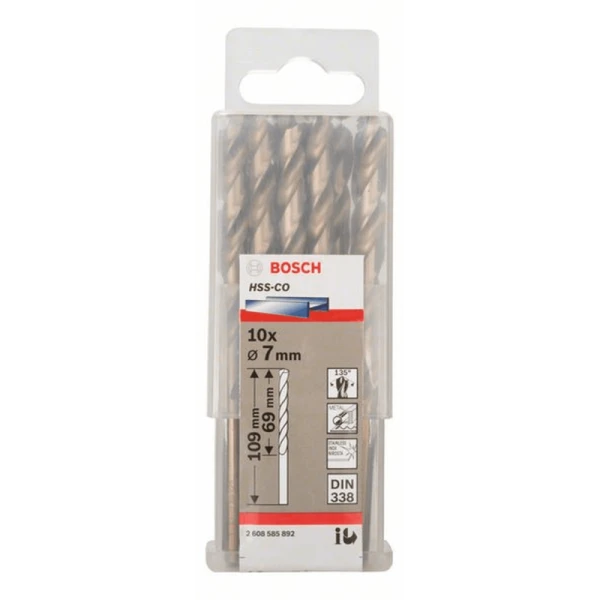 FORET METAL 7MM HSS-CO 10P BOSCH