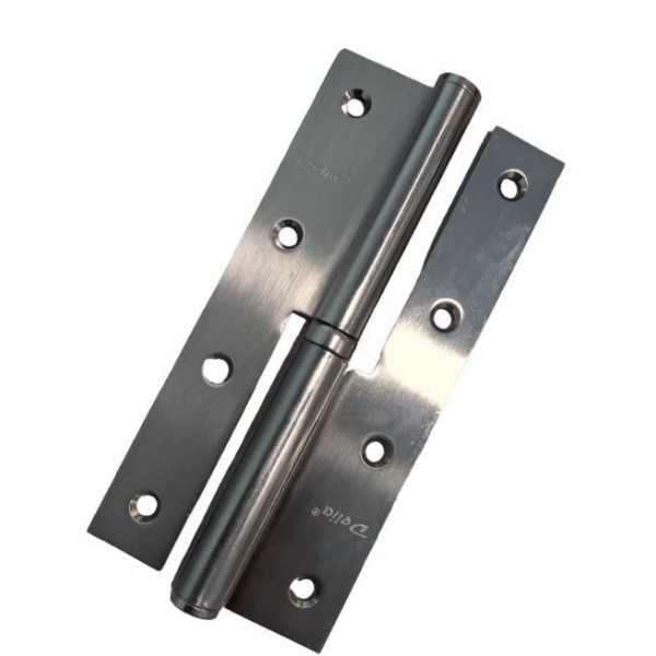 LOT DE 2 PAUMELLES DROITES 160*55*2.5MM SATINÉ DELIA