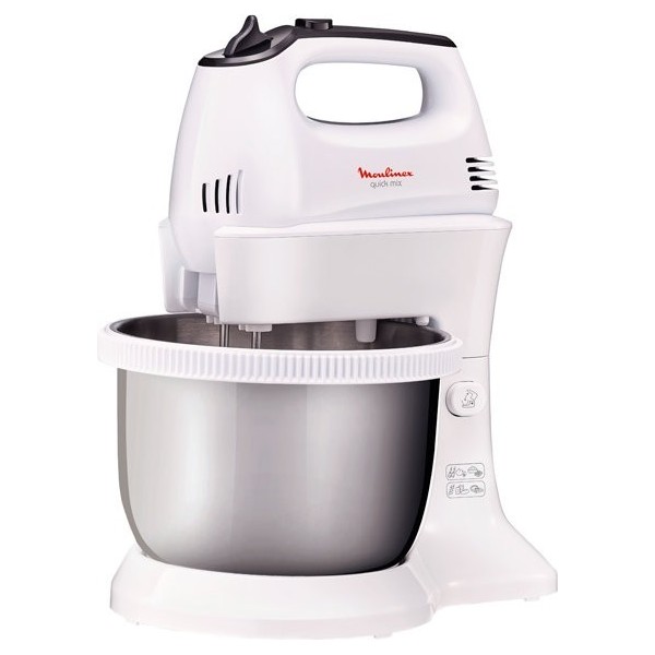 BATTEUR AVEC BOL EN INOX 300W MOULINEX
