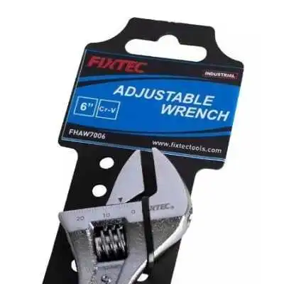 CLÉ À MOLETTE 24MM L160MM MANCHE PLASTIQUE FIXTEC FIXTEC - 2