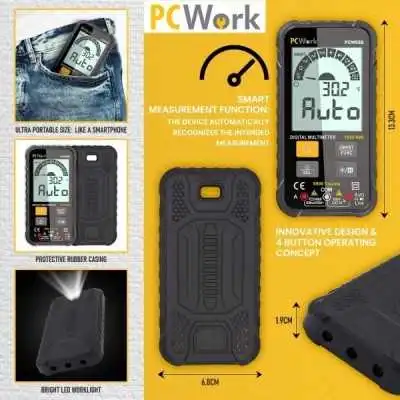 MULTIMÈTRE NUMÉRIQUE PCW02B PCWORK PCWORK - 6