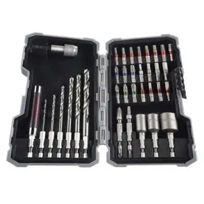 COFFRET DE 35 PIÈCES EMBOUTS DE VISSAGE+ MECHE À BOIS BOSCH BOSCH - 1