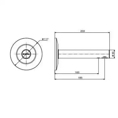 ROBINET MURAL LAVABO INFRAROUGE AVEC PILE 6V SOPAL SOPAL - 2