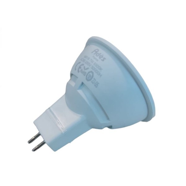 LAMPE SPOT LUMIERE BLANCHE MR16 7W 265V ADÈS