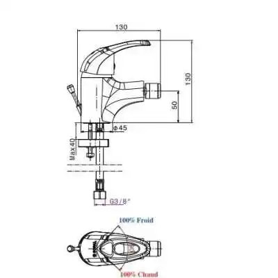 MITIGEUR BIDET DJERBA SOPAL SOPAL - 2