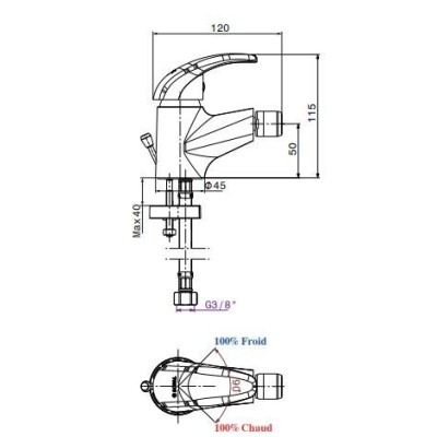 MITIGEUR BIDET KERKENNAH SOPAL SOPAL - 2