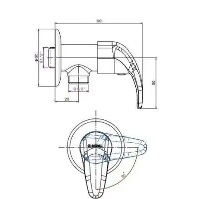 ROBINET DE TOILETTE KERKENNAH SOPAL SOPAL - 2
