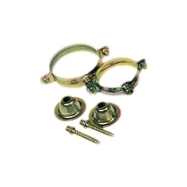 LOT DE 5 COLLIERS Ø40MM AVEC ROSACE